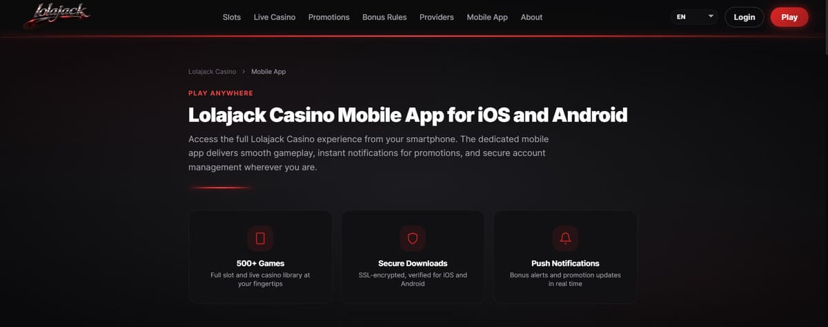 lolajack casino mobile